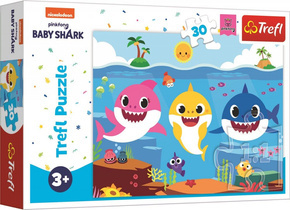 Puzzle 30 Podwodny świat rekinów Baby Shark 18284