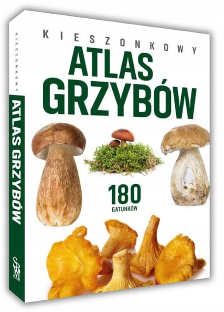 KIESZONKOWY ATLAS GRZYBÓW KSIĄŻKA O GRZYBACH PORADNIK 180 GATUNKÓW