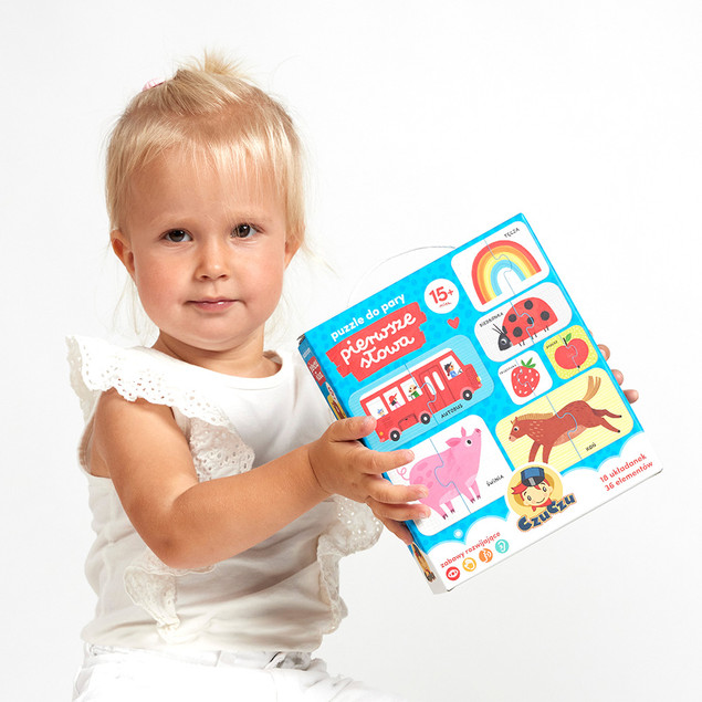 CzuCzu Puzzle do pary Pierwsze słowa 18m+ Bright Junior Media