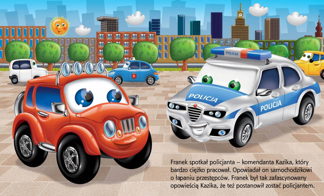 Policjant. Samochodzik Franek