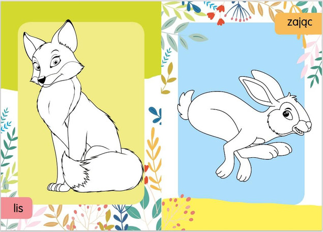 Kolorowanka z tatuażami. Zwierzaki