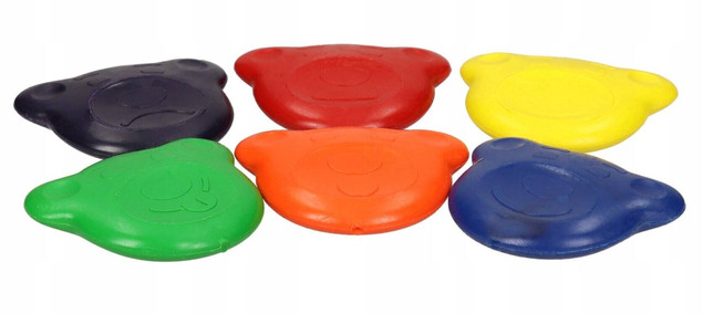 Kredki Misiaki Baby 6 kolorów CARIOCA