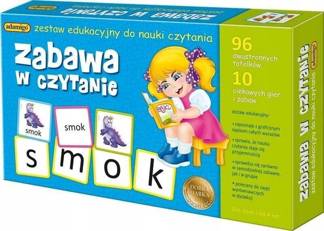 Zabawa w czytanie Adamigo