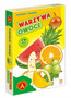 Karty Piotruś + Pamięć - Warzywa owoce gra 2612 ALEXANDER