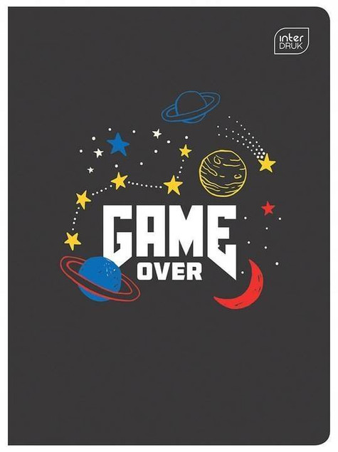 4x Zeszyt A5 16 Kartek Trzy Linie Game Gry Gaming Interdruk