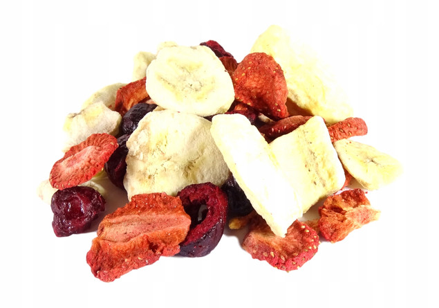 OtoLandia Tęczowy Ogród Wiśnia, truskawka, banan i jabłko liofilizowane w kawałkach 20 g