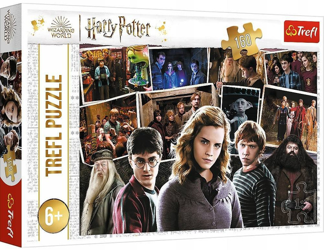 Puzzle 160 Układanka HARRY POTTER Przyjaciele Hermiona Ron 6+ Trefl 15418