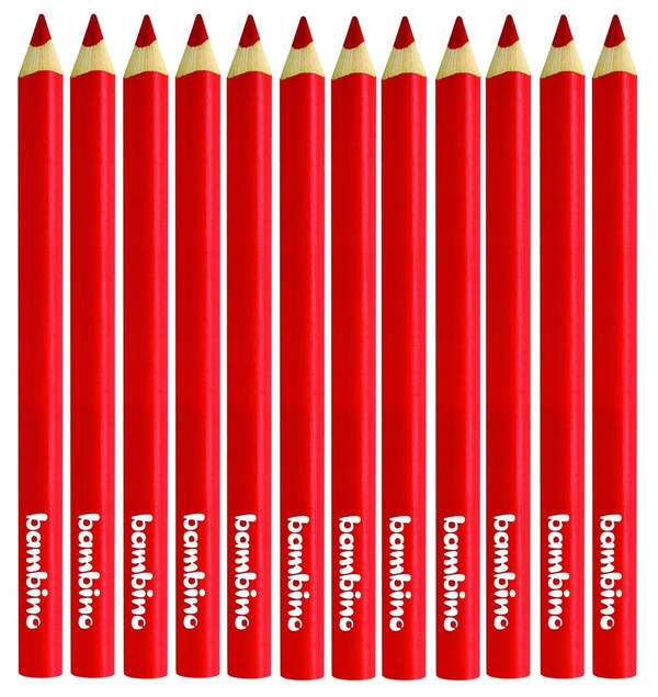 TRÓJKĄTNE CZERWONE 12SZT