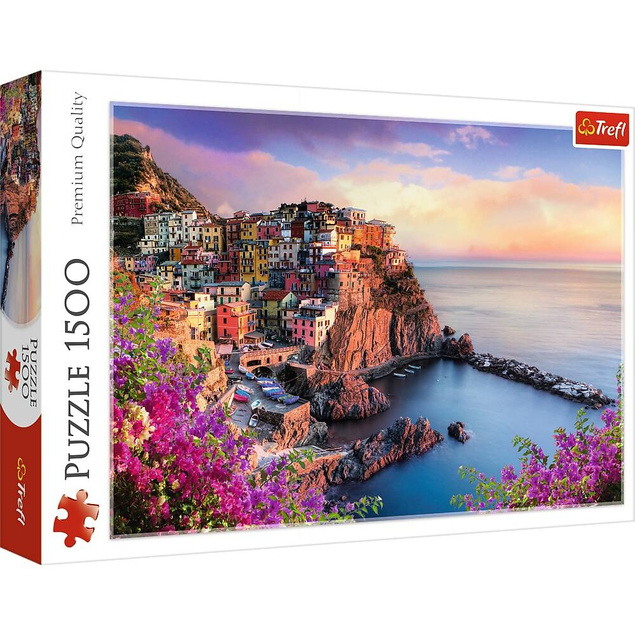 Puzzle 1500 Układanka Krajobraz Miasteczko MANAROLA Włochy Widok 12+ Trefl