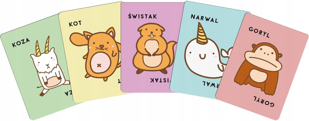 Buła Pizza Kot Ser Koza Gra Imprezowa Planszowa 8+ Rebel 113829