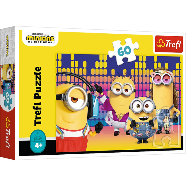 Puzzle 60 Układanka Bajka MINIONKI Rozrabiają Gru 4+ Trefl