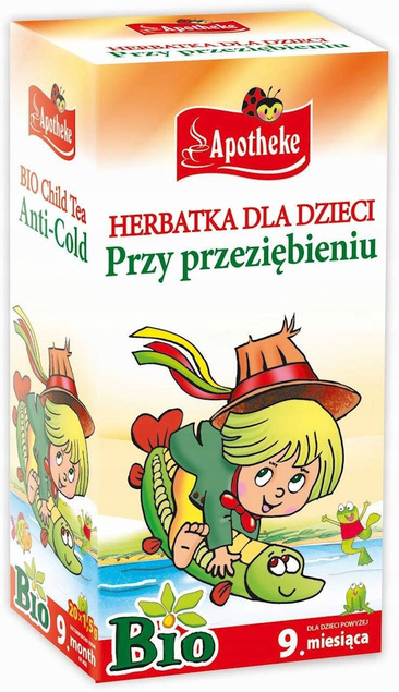 3x Herbatka BIO Dla Dzieci OWOCOWA LIPA BEZ RUMIANEK RÓŻA ROKITNIK Apotheke