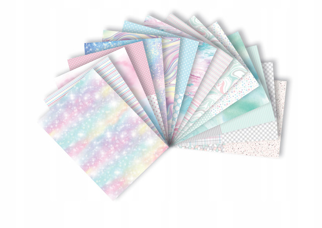 Blok z motywami Pastel A4/15K 80g HAPPY COLOR