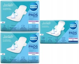 CANPOL Podpaski Poporodowe Zestaw 2+1 DZIEŃ NOC Ze Skrzydełkami