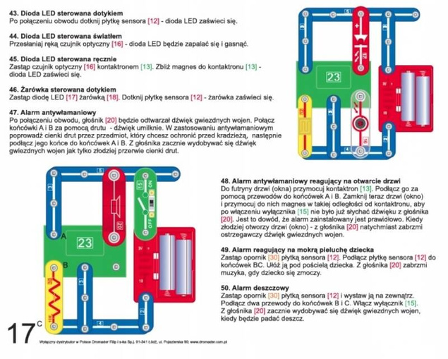 Mały Elektronik SEKRETY ELEKTRONIKI Samochód i Łódka 6+ Dromader 9575