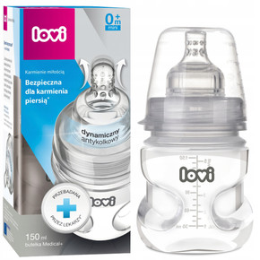 LOVI Butelka MEDICAL+ 150 ml Smoczek 0M+ 21/565