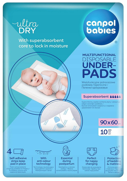 Canpol babies wielofunkcyjne podkłady higieniczne 10szt