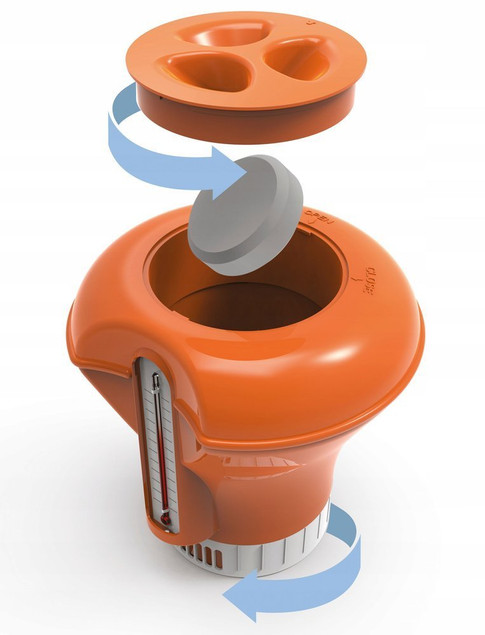 Pływak, dozownik chemii basenowej z termometrem - Bestway 58209