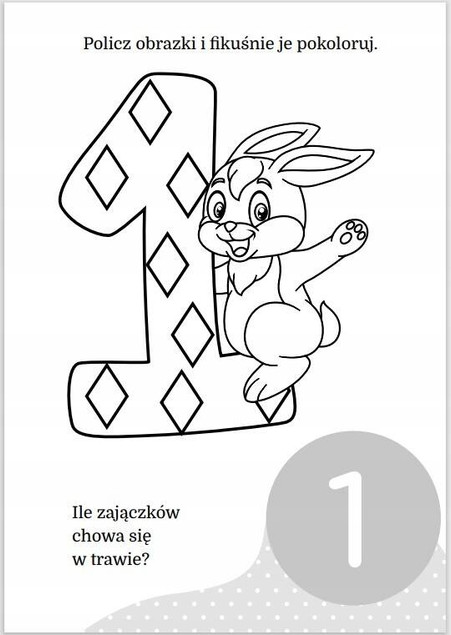 Maluszkowe malowanie. Cyferki