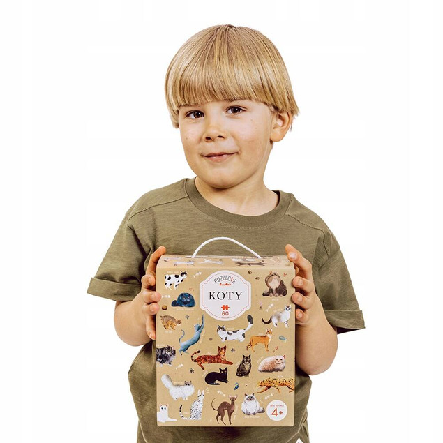 Puzzle dla dzieci Puzzlove Koty 60 Czuczu