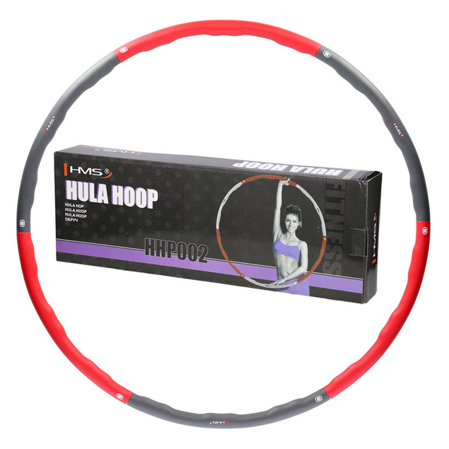 HHP002 RED-GREY HULA HOP 1,2KG 100CM HMS Outlet