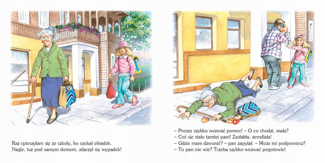 Pogotowie, kartonowa książeczka | Skrzat