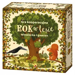 Rok w lesie. Wiewiórka i gawron