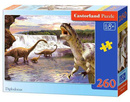 PUZZLE DINOZAURY DIPLODOKI 8+ 260 EL CASTOR