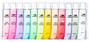 Farby akrylowe pastelowe 12 szt. x 12 ml Kidea