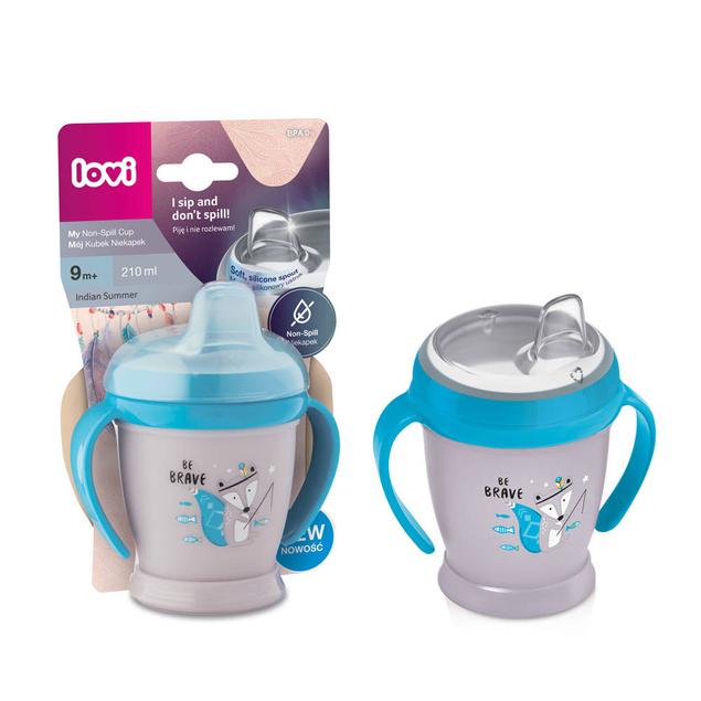  Kubek Niekapek LOVI Sippy Master 210 ml Indian Summer Boy