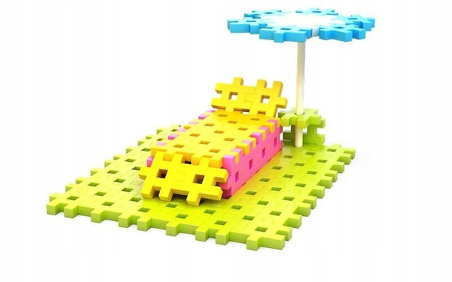 Klocki Meli Constructor Pink 400 el Dla Dziewczynki Różowe 3+ 50065