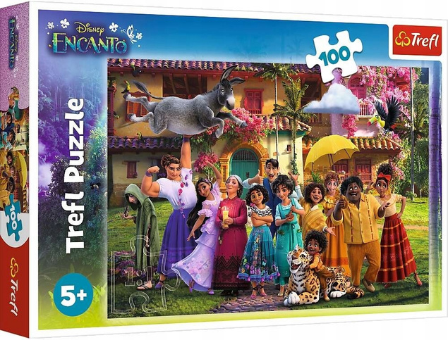 Trefl Puzzle 100 Magia czeka w Encanto 16445