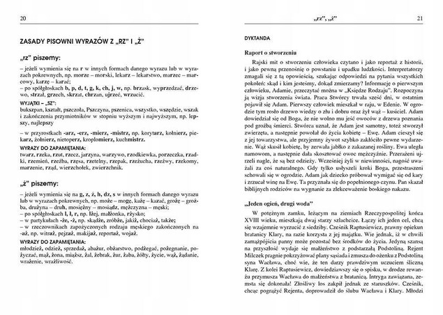 150 dyktand - szkoła podstawowa, klasy 7-8