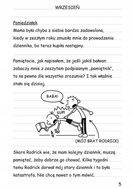 Pakiet DZIENNIK CWANIACZKA T. 1-3 Rodrick Jeff Kinney 6+ Nasza Księgarnia