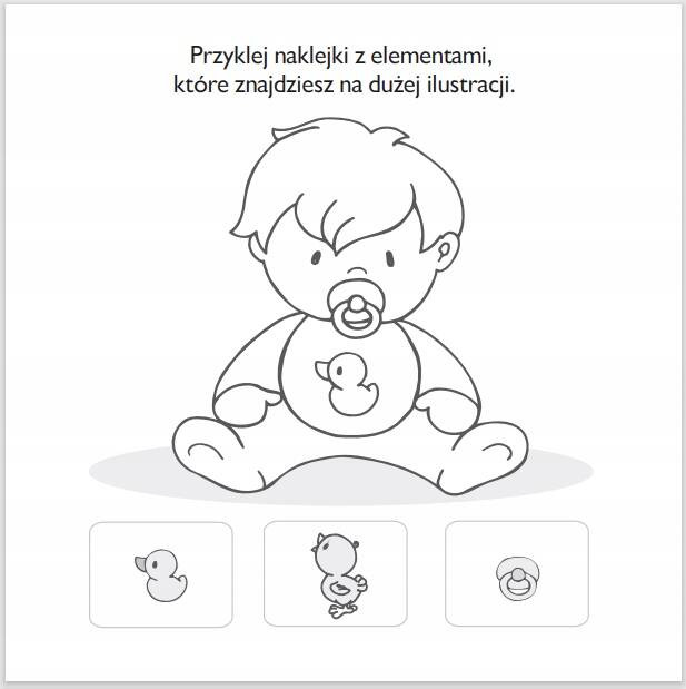 Malowanie-doklejanie. Proste zadania