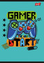 Zeszyt Szkolny A5 16k Linia Dwukolorowa GAMEPAD Gry Games Gamer Unipap