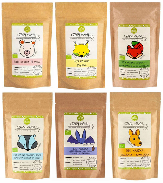 BIO Kaszka 5 Zbóż Czary Mamy 200 g Helpa