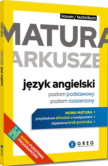 MATURA ARKUSZE ANGIELSKI