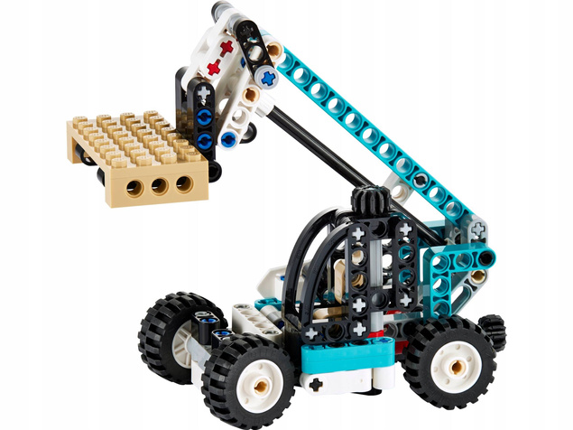 LEGO Technic 2w1 Ładowarka Teleskopowa 143el. 7+ 42133