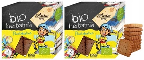 2x BIO Ania Herbatniki Prostokątne Pszenne 100g
