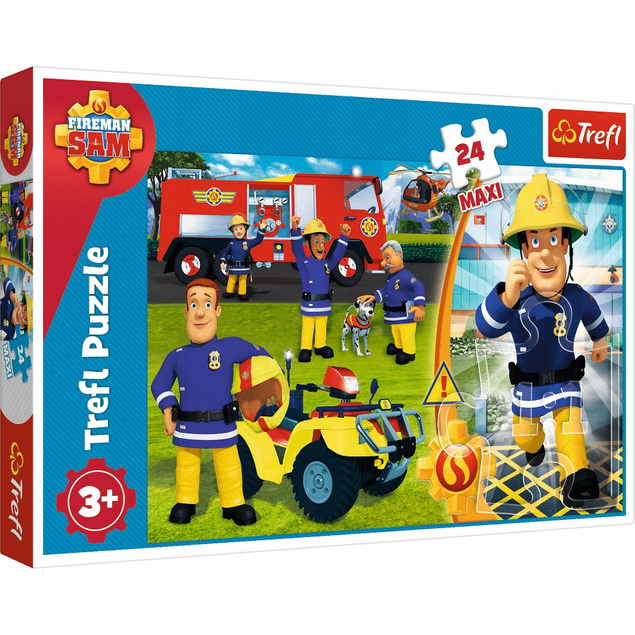 Puzzle Maxi 24 Dzielny Strażak Sam Trefl 14290
