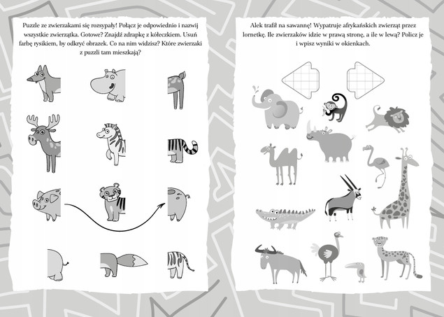 Zadanka & zdrapywanki. Zwierzaki
