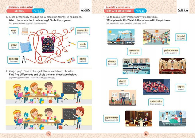 Angielski w małym palcu! Karty pracy samodzielnej