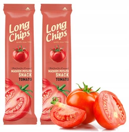 LONG CHIPS Chipsy Ziemniaczane o Smaku POMIDOROWYM 75g x2