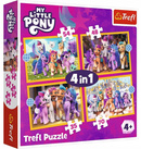 Puzzle 4w1 Układanka Kucyki PONY My Little Pony Koń Konie Koniki 4+ Trefl