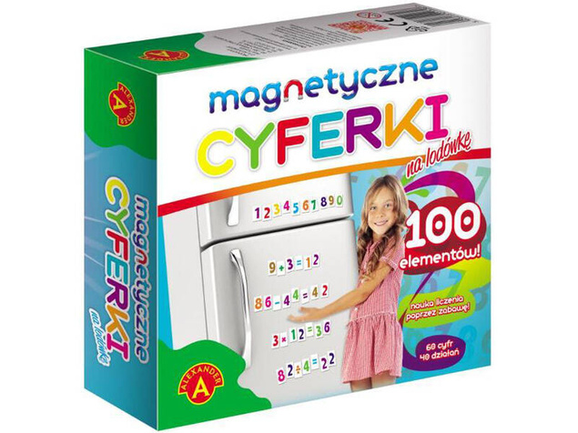 Magnesy Cyferki Magnetyczne Na Lodówkę Edukacyjne 3+ Alexander