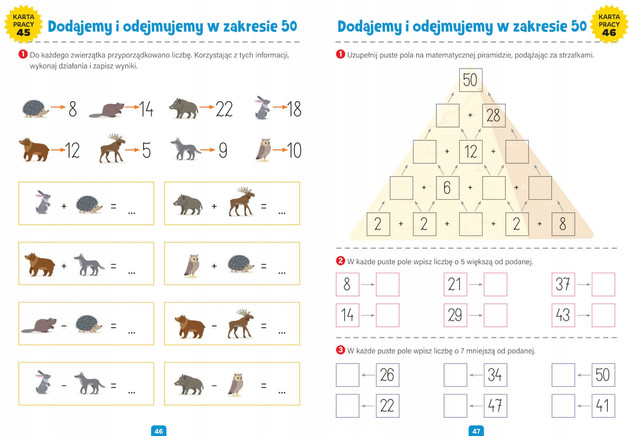 MATEMATYKA Karty Pracy Ucznia Klasy 1-3 Emilia Figacz 6+ SBM