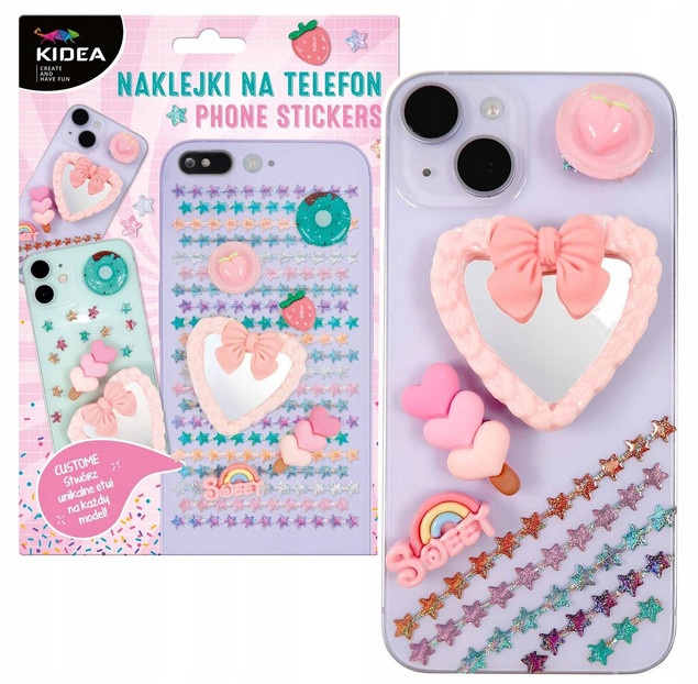 KOLOROWANKI WYDRAPYWANKI KREATYWNE NAKLEJKI NA TELEFON