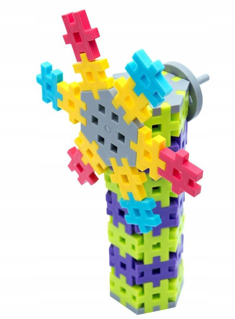 Klocki Konstrukcyjne Wafle Constructor 600 Elementów 3+ Meli 50045