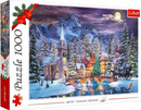 PUZZLE 1000 ŚWIĘTA ŚNIEG CHOINKA ŚWIĘTY MIKOŁAJ